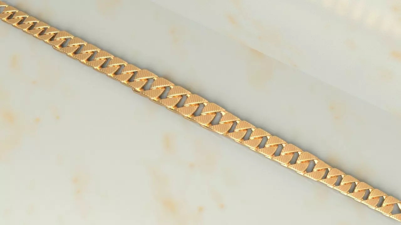 Miami Cuban Link Chain size pack 3D print model_0