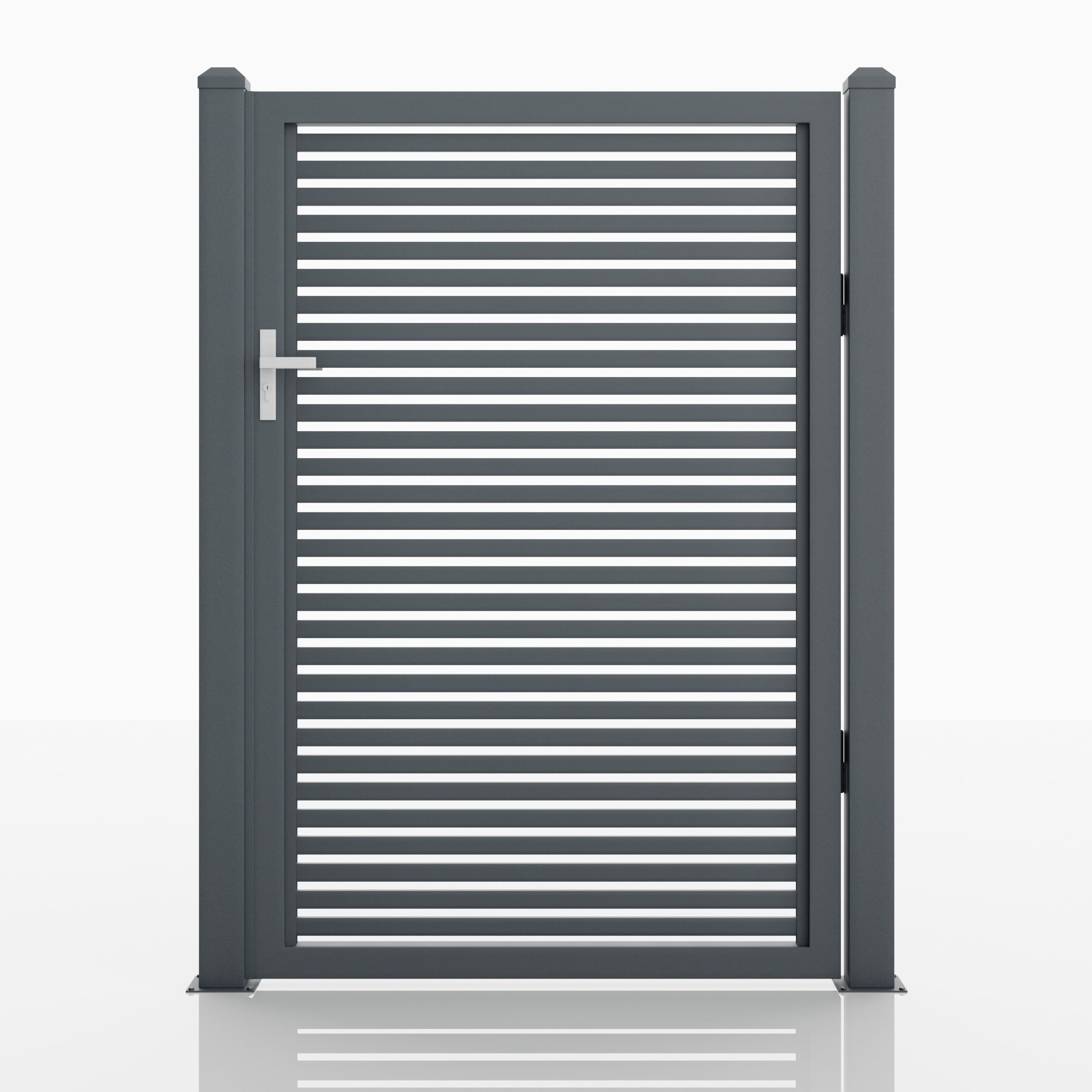 Aluminum Walkway Gate - Model 2 - 4cm- 3D model_2