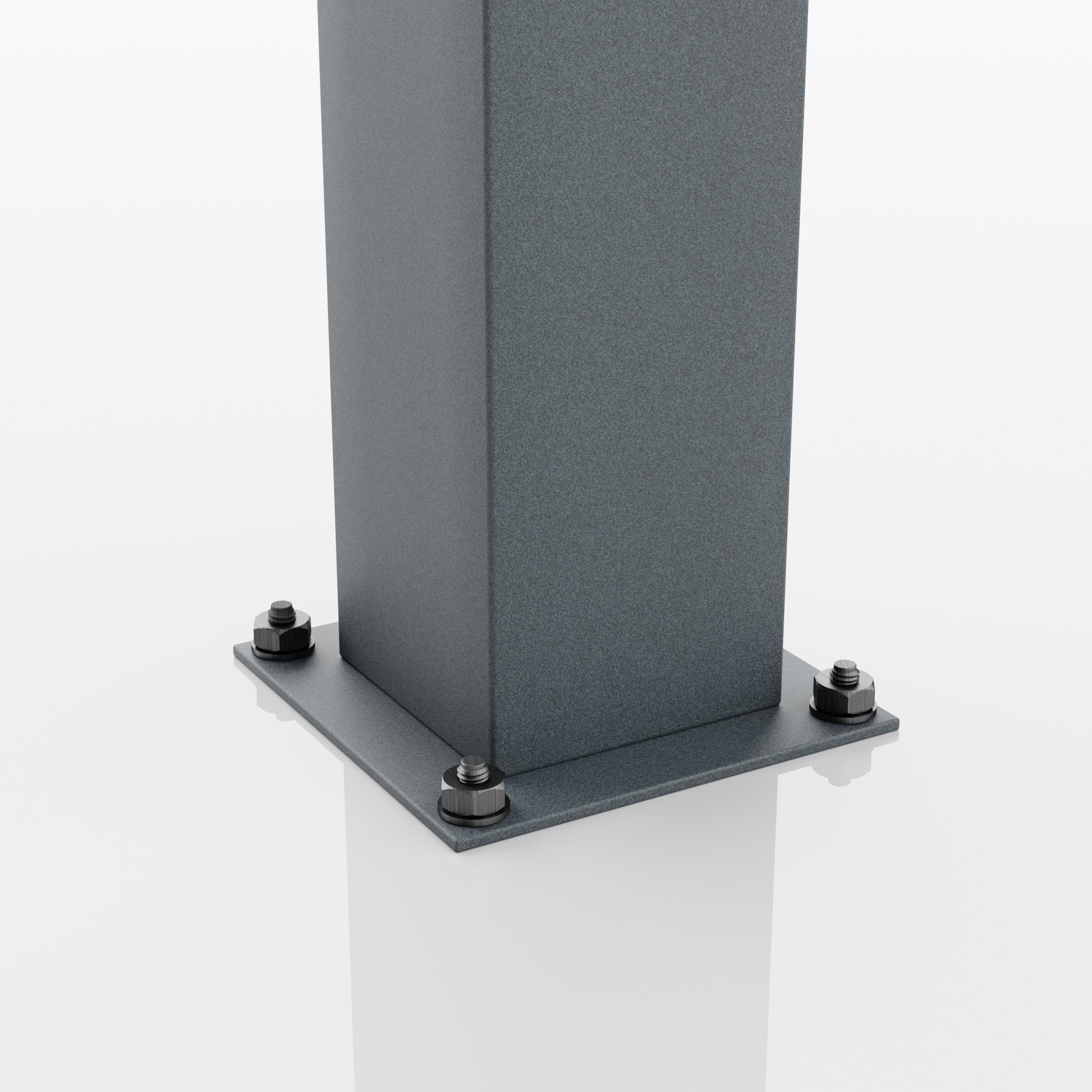 Aluminum Walkway Gate - Model 2 - 4cm- 3D model_5