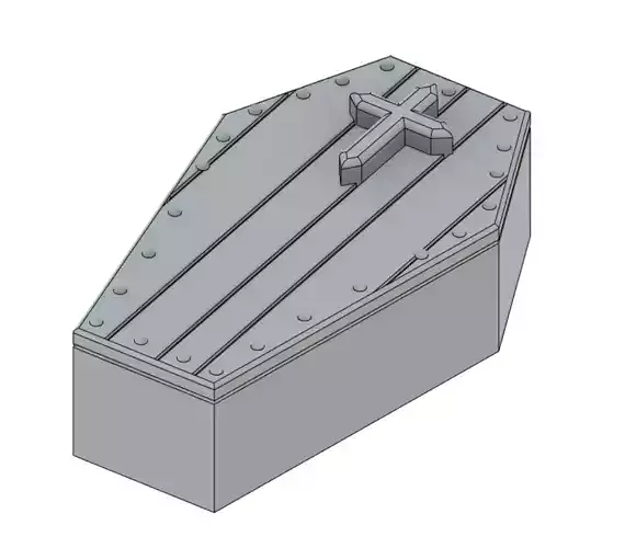 Minature Wooden Coffin