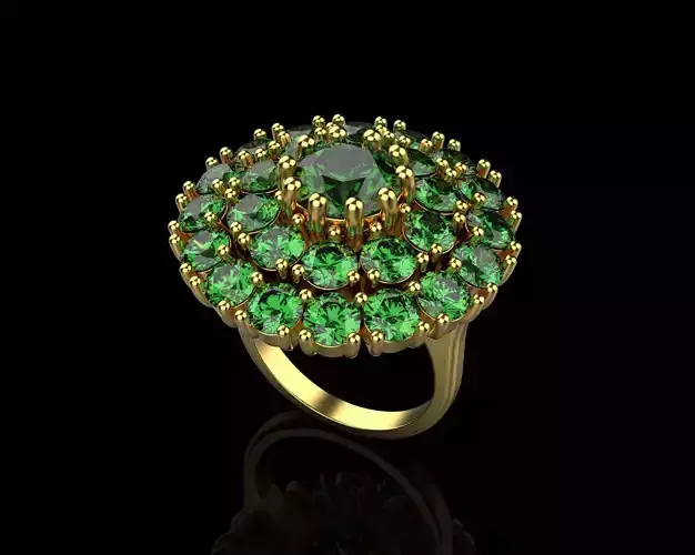 Ring with stones N24