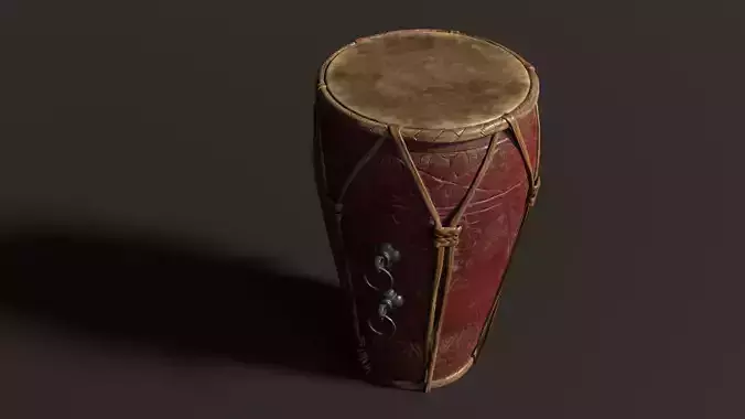 Antique Chinese Gamelan Drum