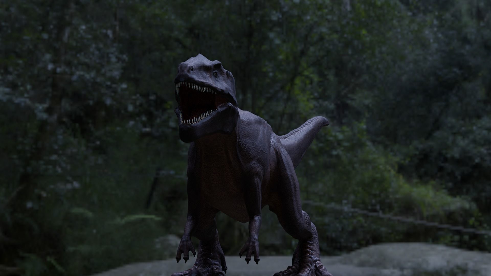 Dinosaur t - rex 3D model_1