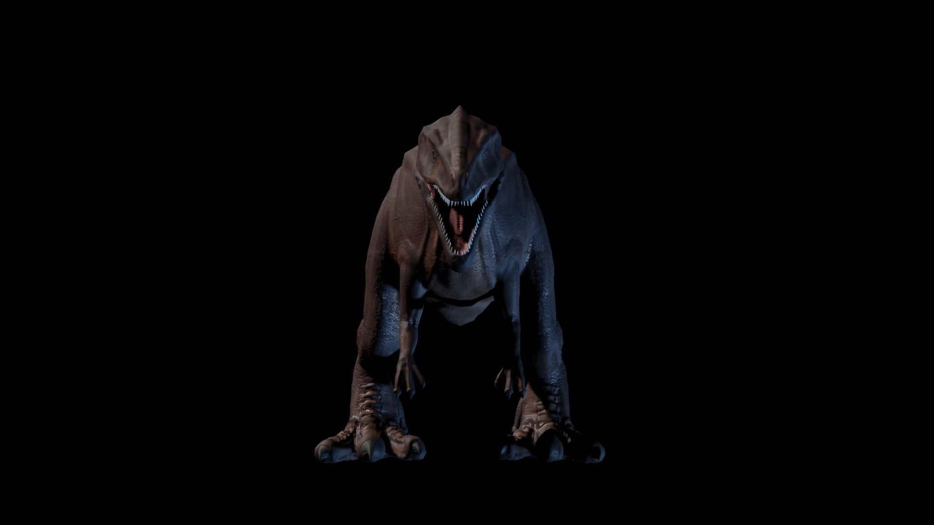 Dinosaur t - rex 3D model_4