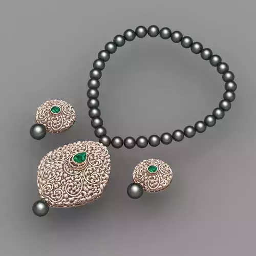 gold  locket set Jewellery For Women