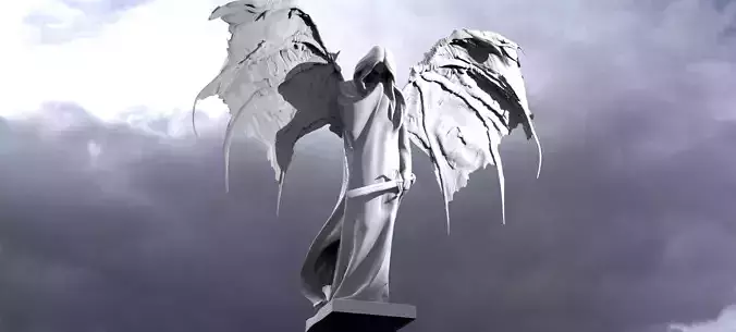 Ghost Angel Winged 