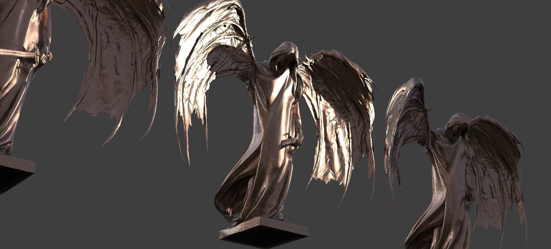 Ghost Angel Demon 3D model_2