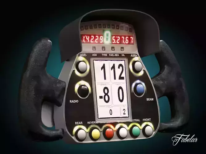 Racing steering wheel