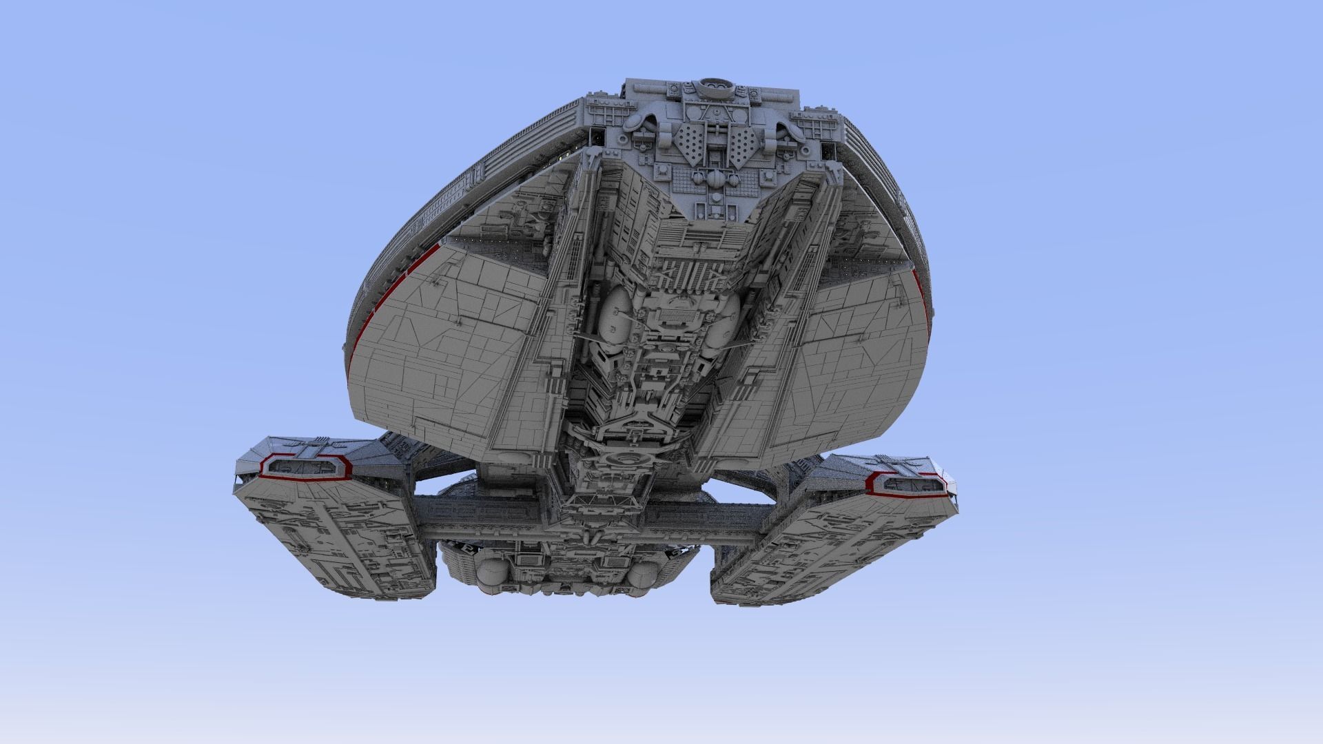 Battlestar Galactica 3D model_9