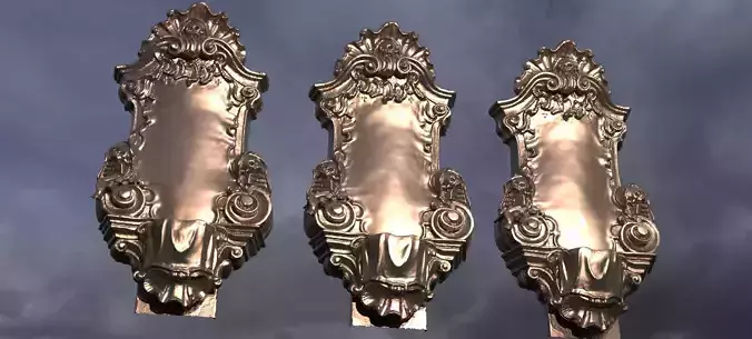 Stone Baroque Wall mount 1