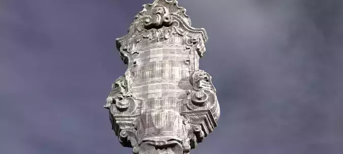 Stone Baroque Wall mount 3