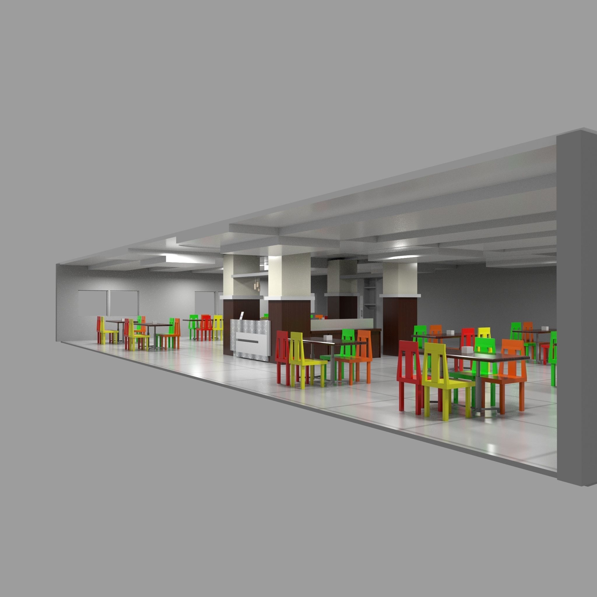 HOTEL 3D MODEL building 3D model_4