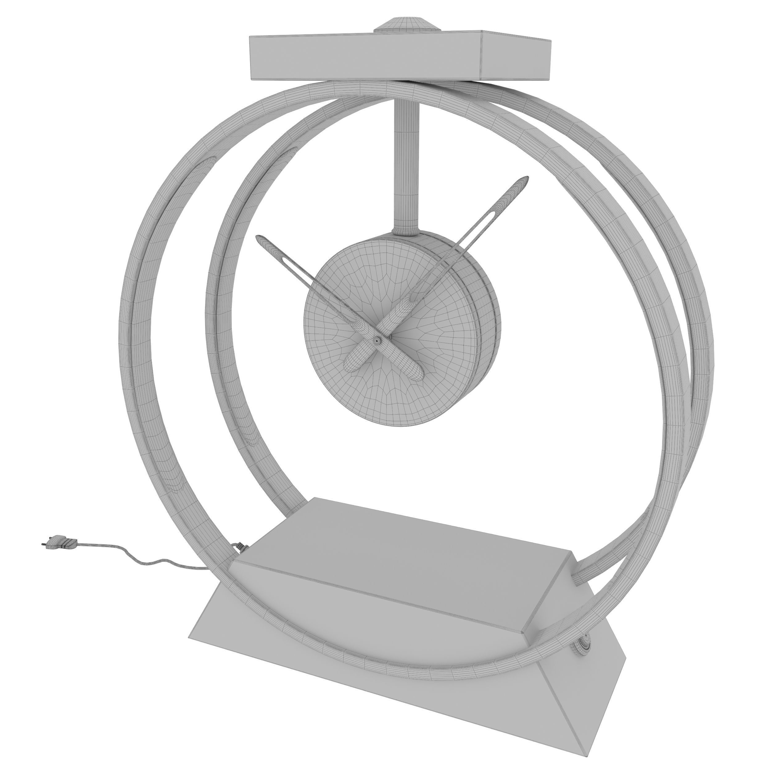 clock charger 3D model_7
