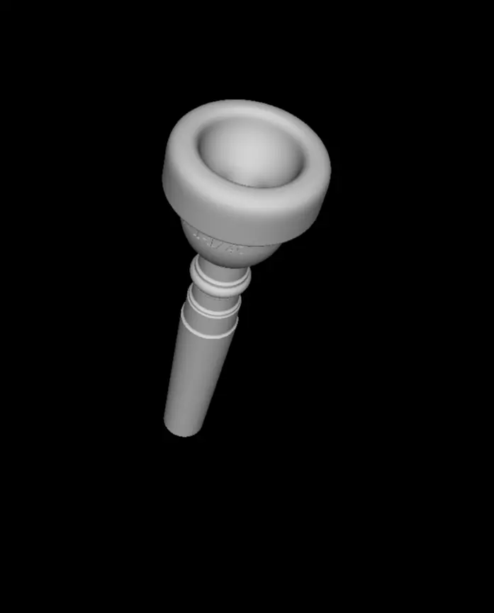 Trumpet Mouthpiece Bach Bundle 3D print model_0