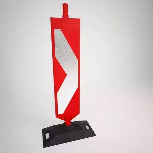 Pancarta arrow road sign