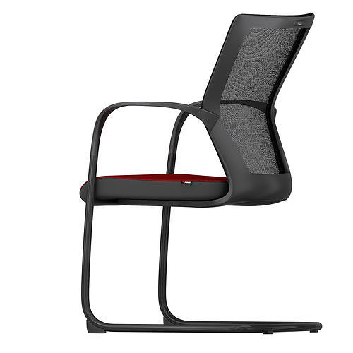 Fursys side chair CHN4311 3D model 6