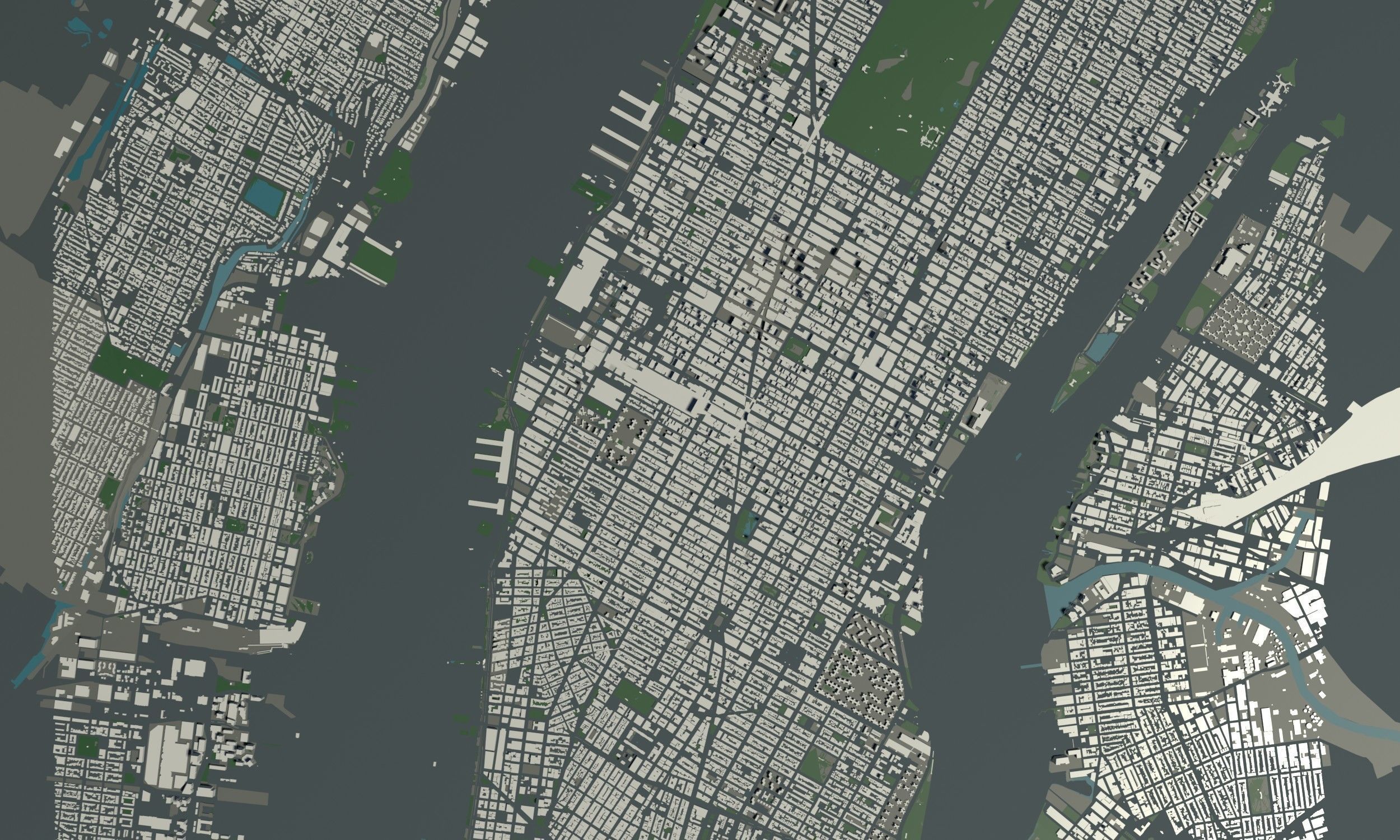 New York USA - Mass buildings 3D model_6