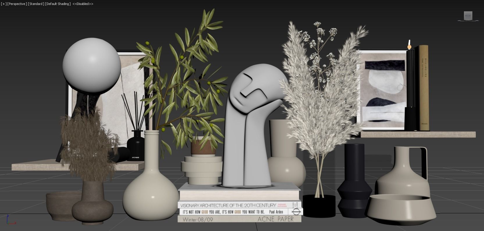 Decor Set 082 3D model_6