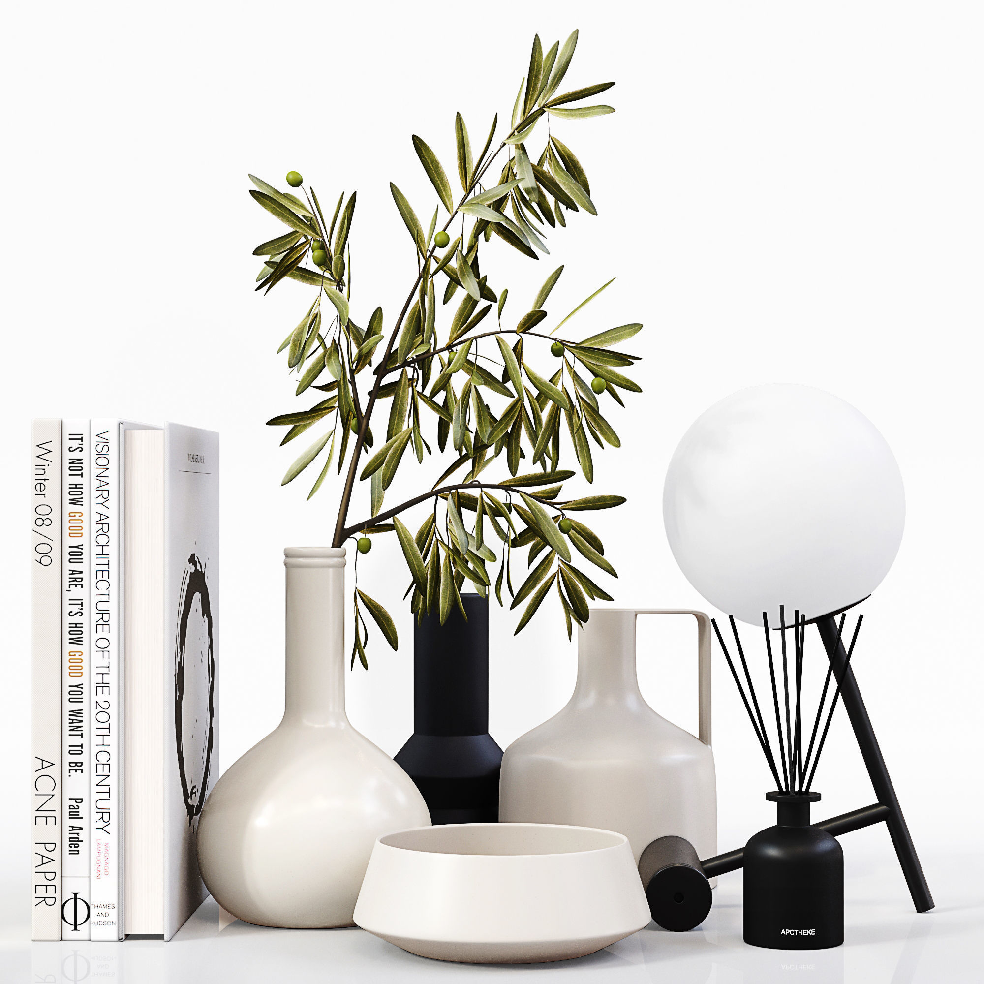 Decor Set 082 3D model_2