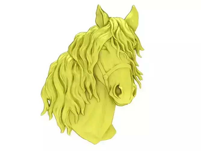 horse for ring or pendant 3985 3D print model