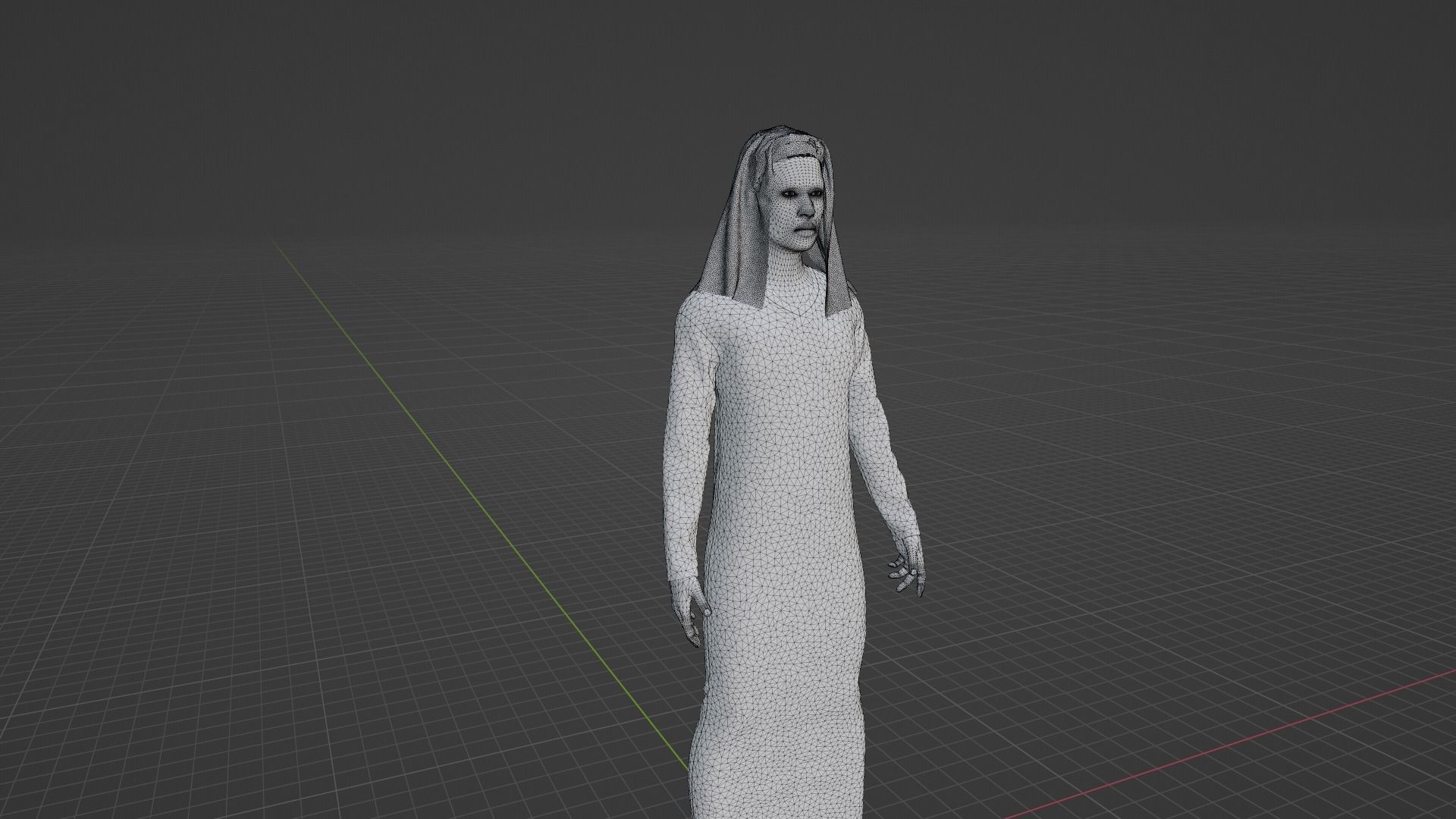 Arab Man Low-poly 3D model_8