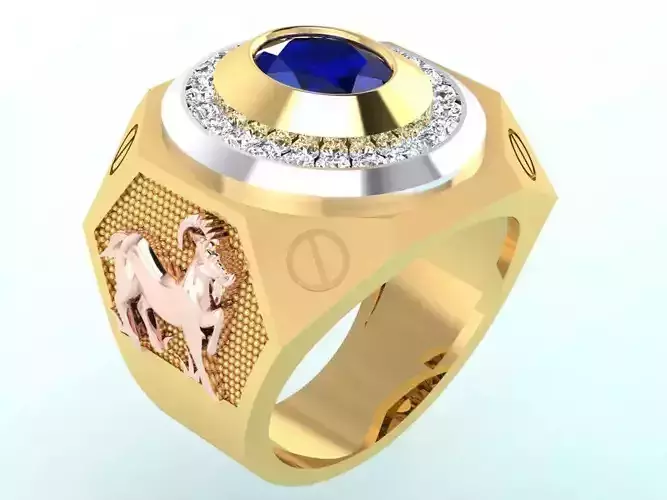 Goat Rings - Mens Rings - N2380