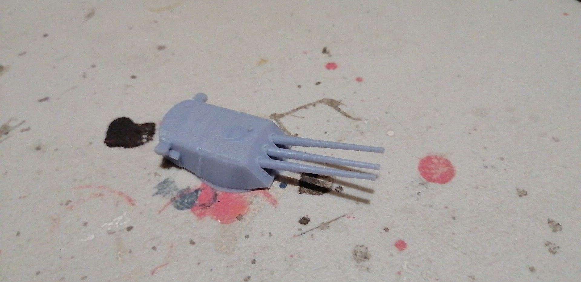 USS Arizona BB-39 Turret 3D print model 3D print model_11