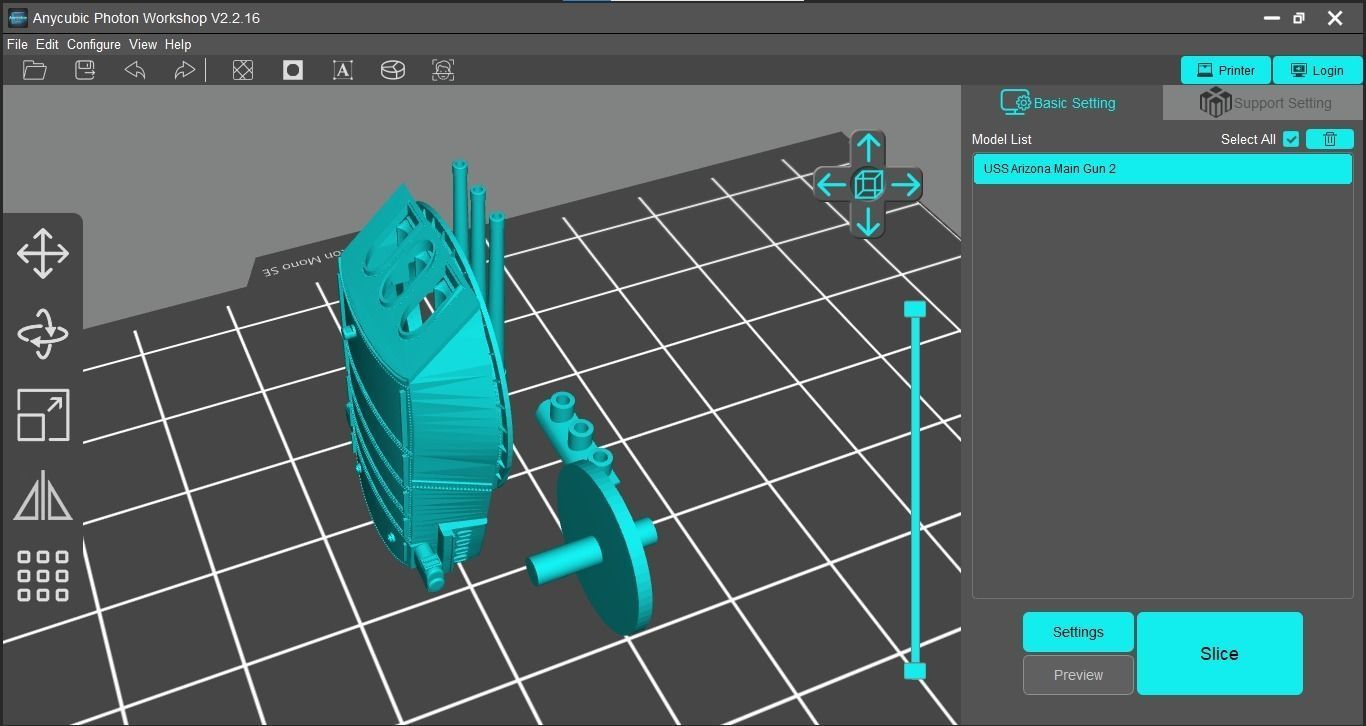 USS Arizona BB-39 Turret 3D print model 3D print model_8