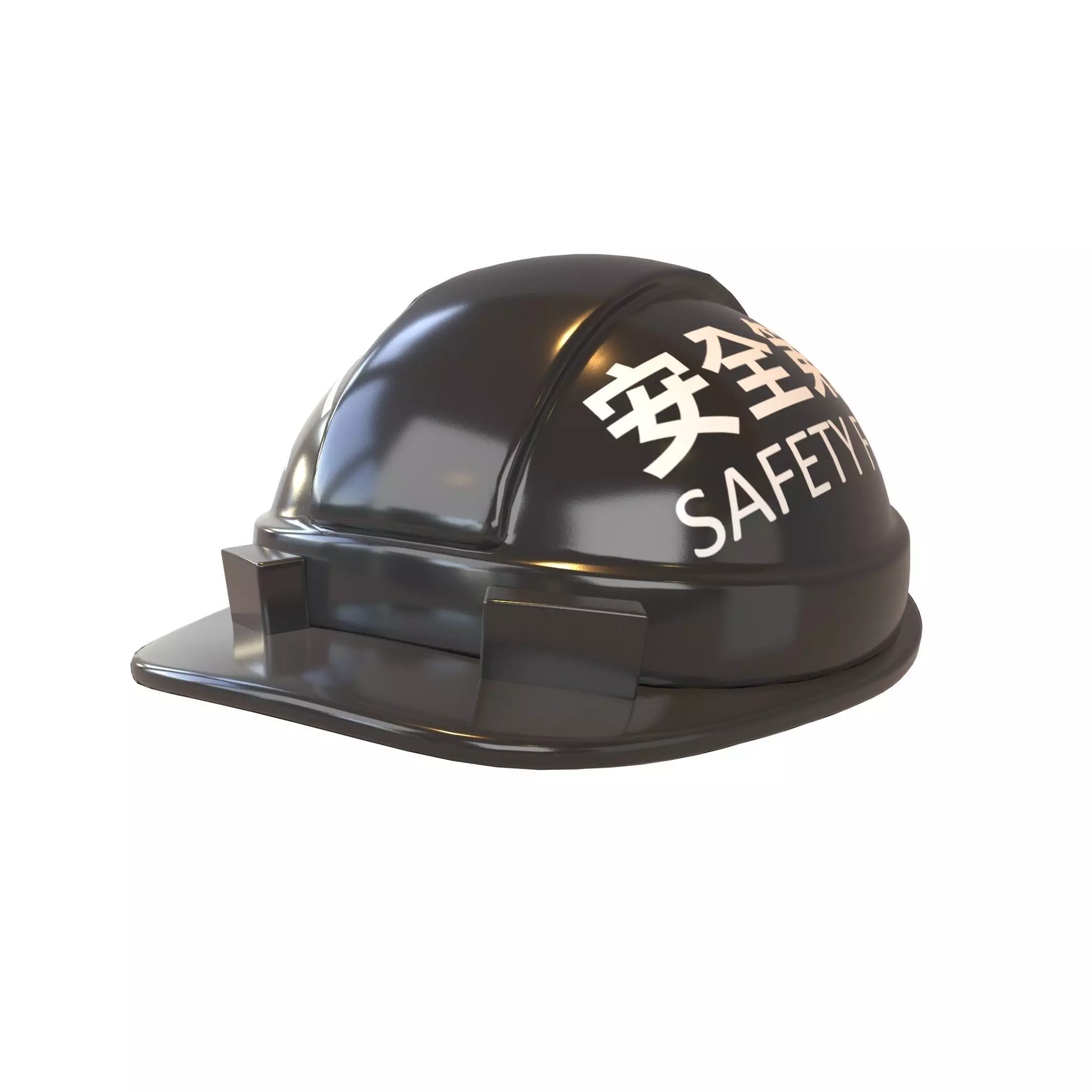 Safety Helmet v1 002 Low-poly 3D model_0