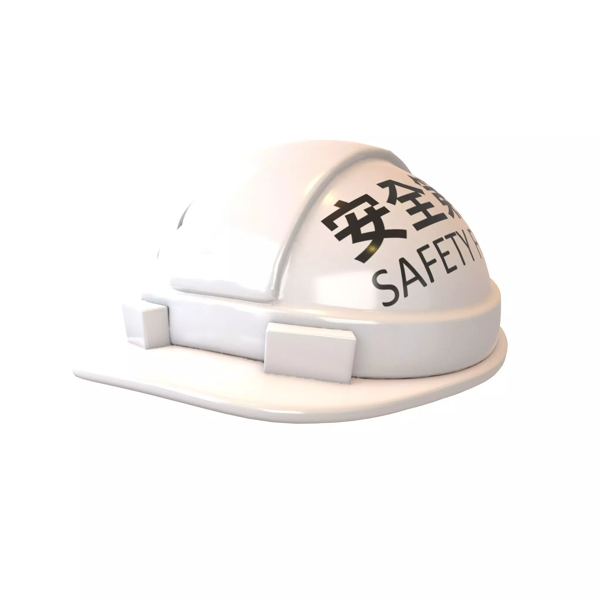 Safety Helmet v1 003 Low-poly 3D model_0