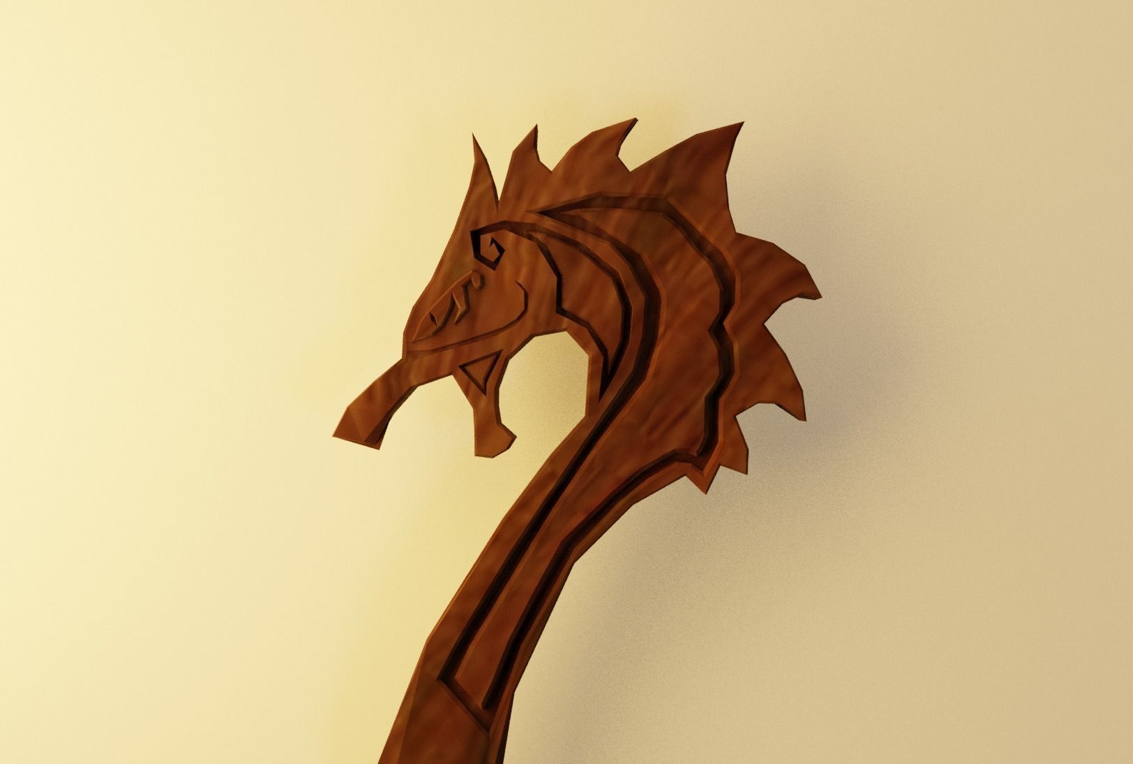 Viking Ship Low-poly 3D model_6