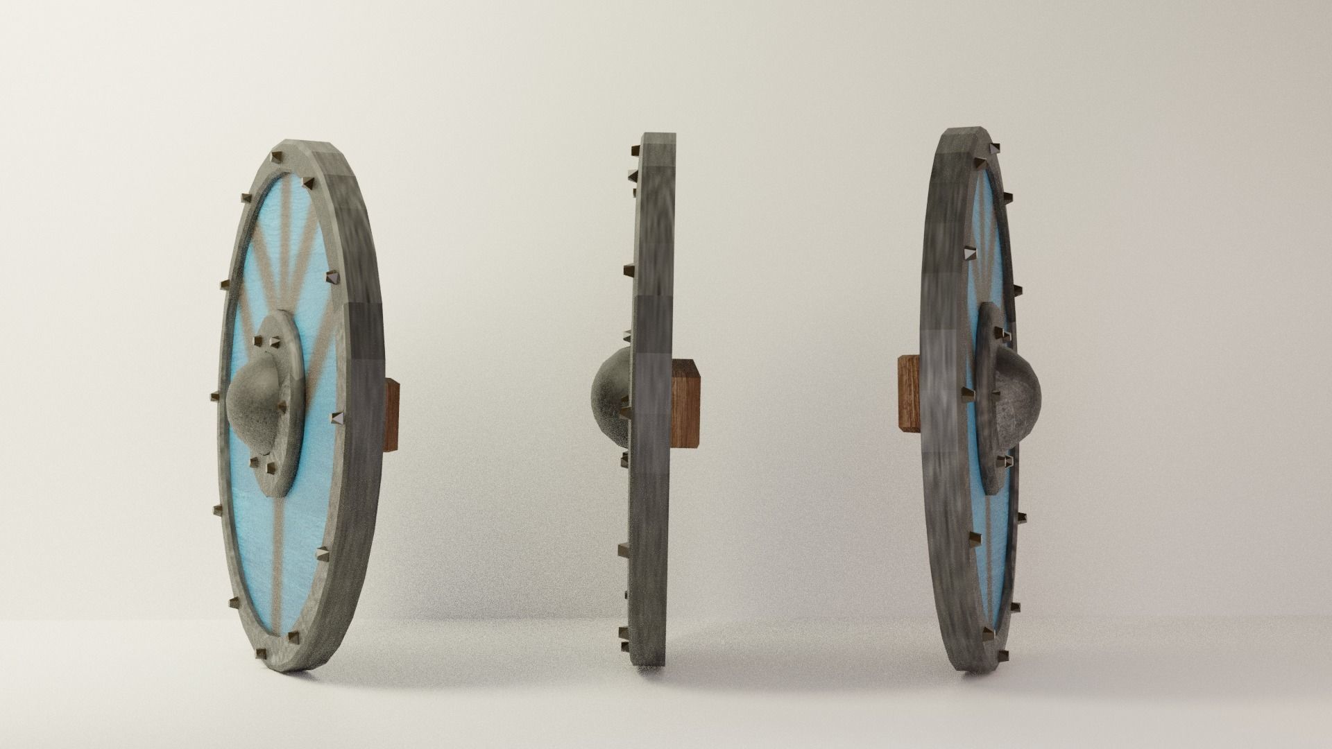 Viking Ship Low-poly 3D model_9