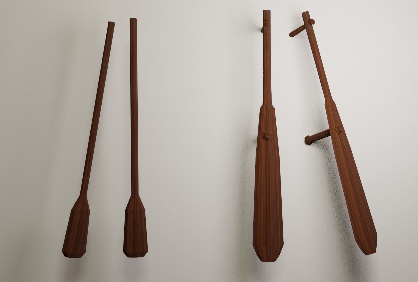 Viking Ship Low-poly 3D model_7