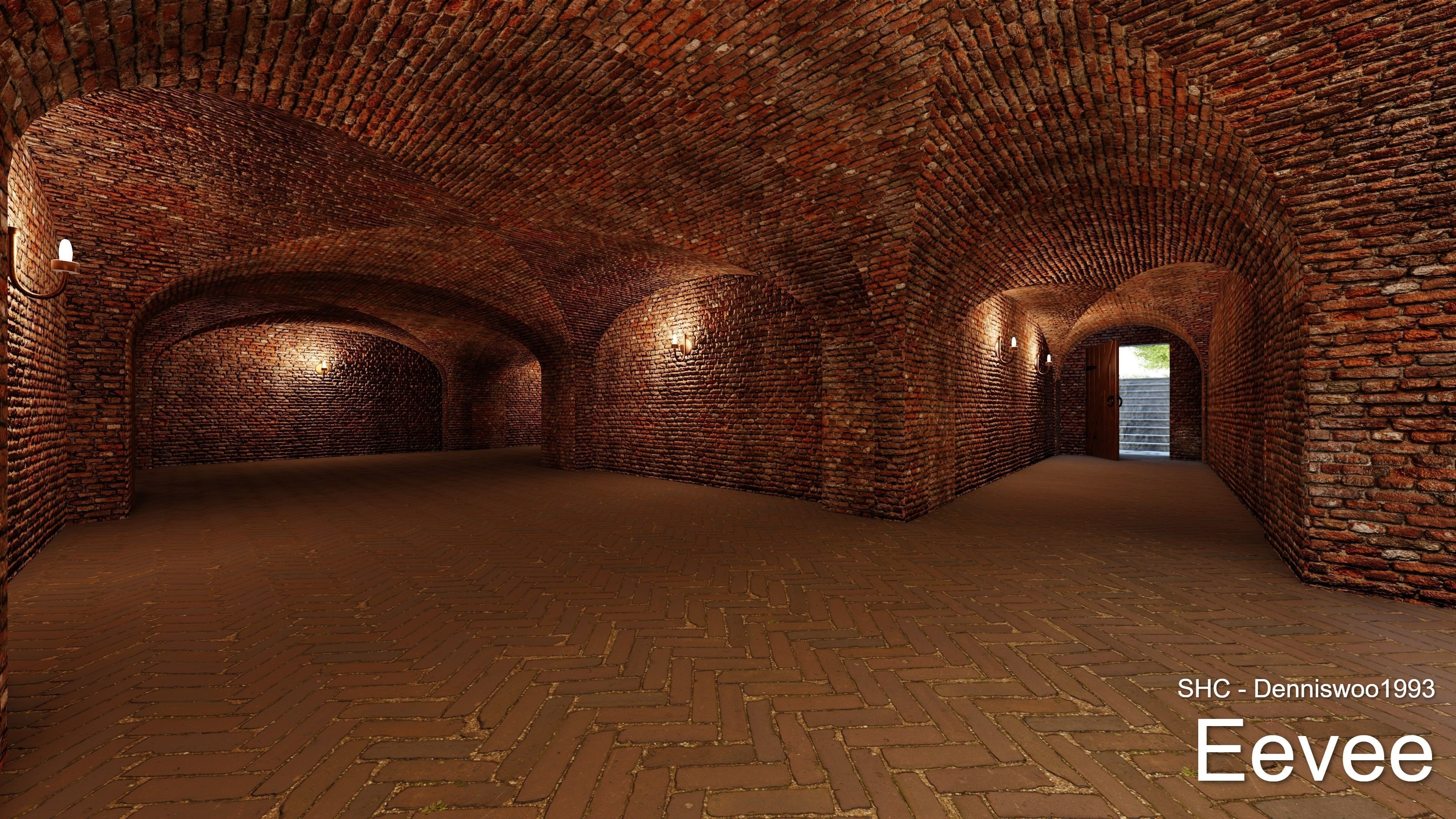 Classic Estate with interior for Blender Eevee and Cycles Low-poly 3D model_56