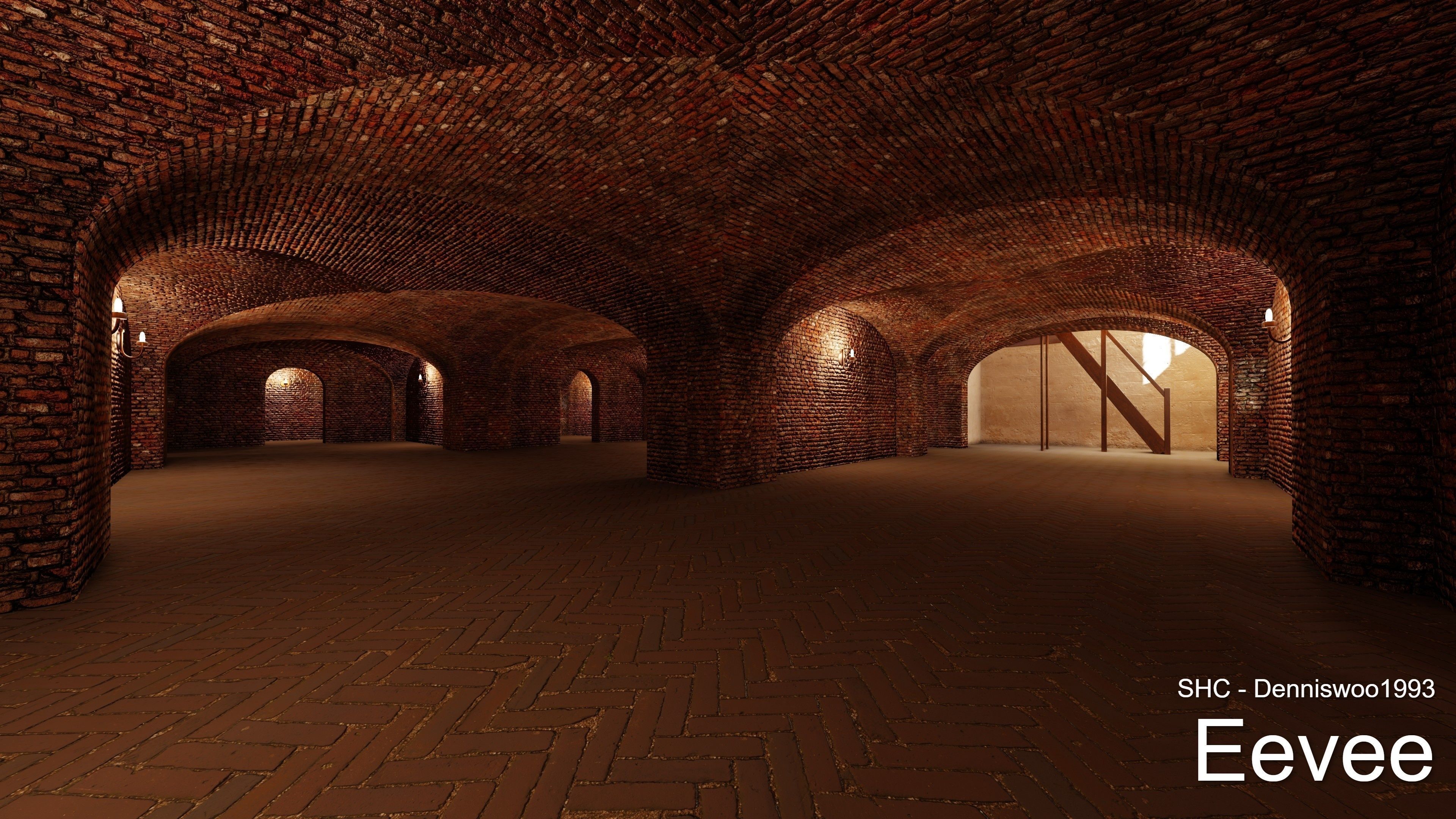 Classic Estate with interior for Blender Eevee and Cycles Low-poly 3D model_57