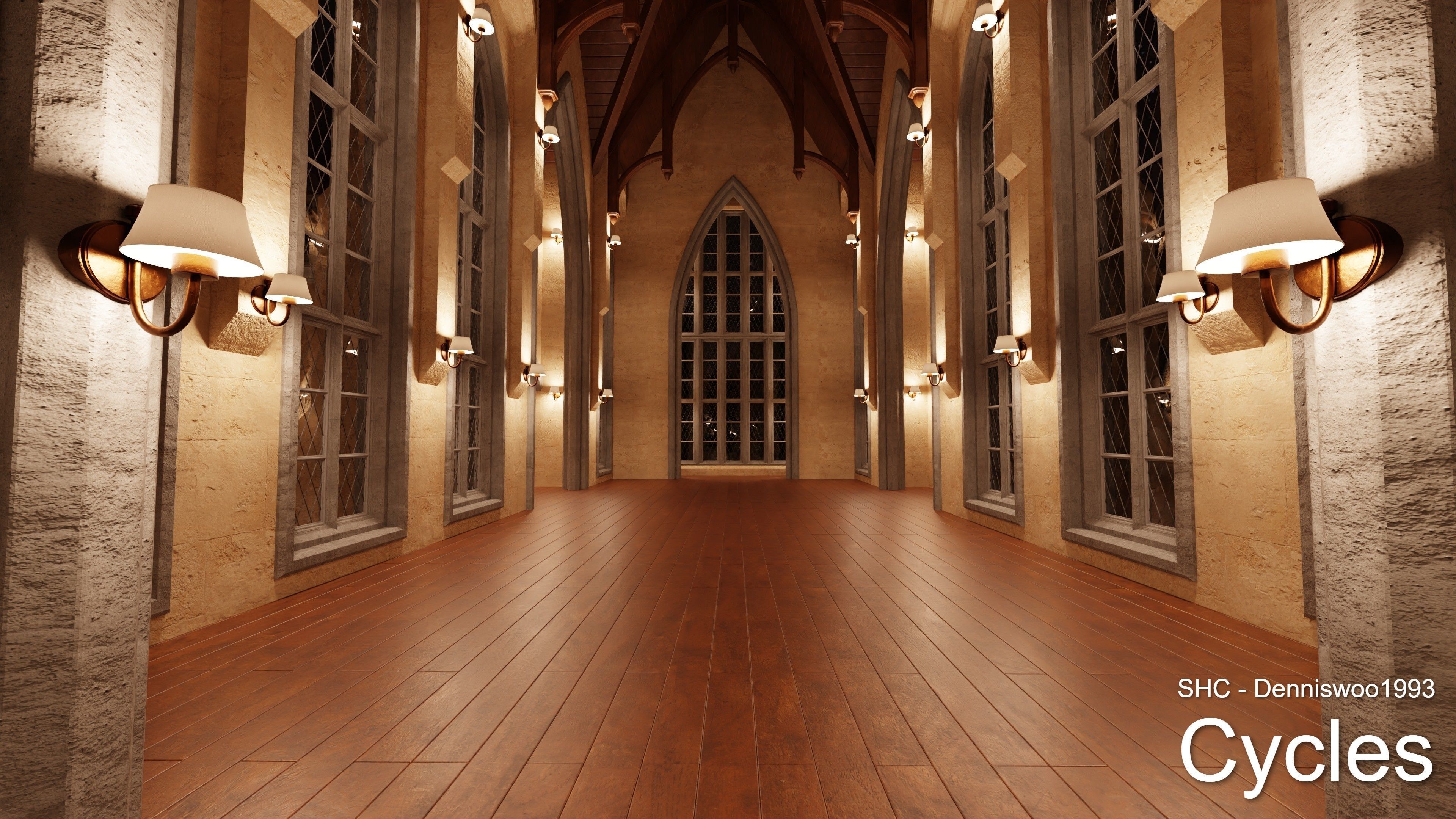 Classic Estate with interior for Blender Eevee and Cycles Low-poly 3D model_42