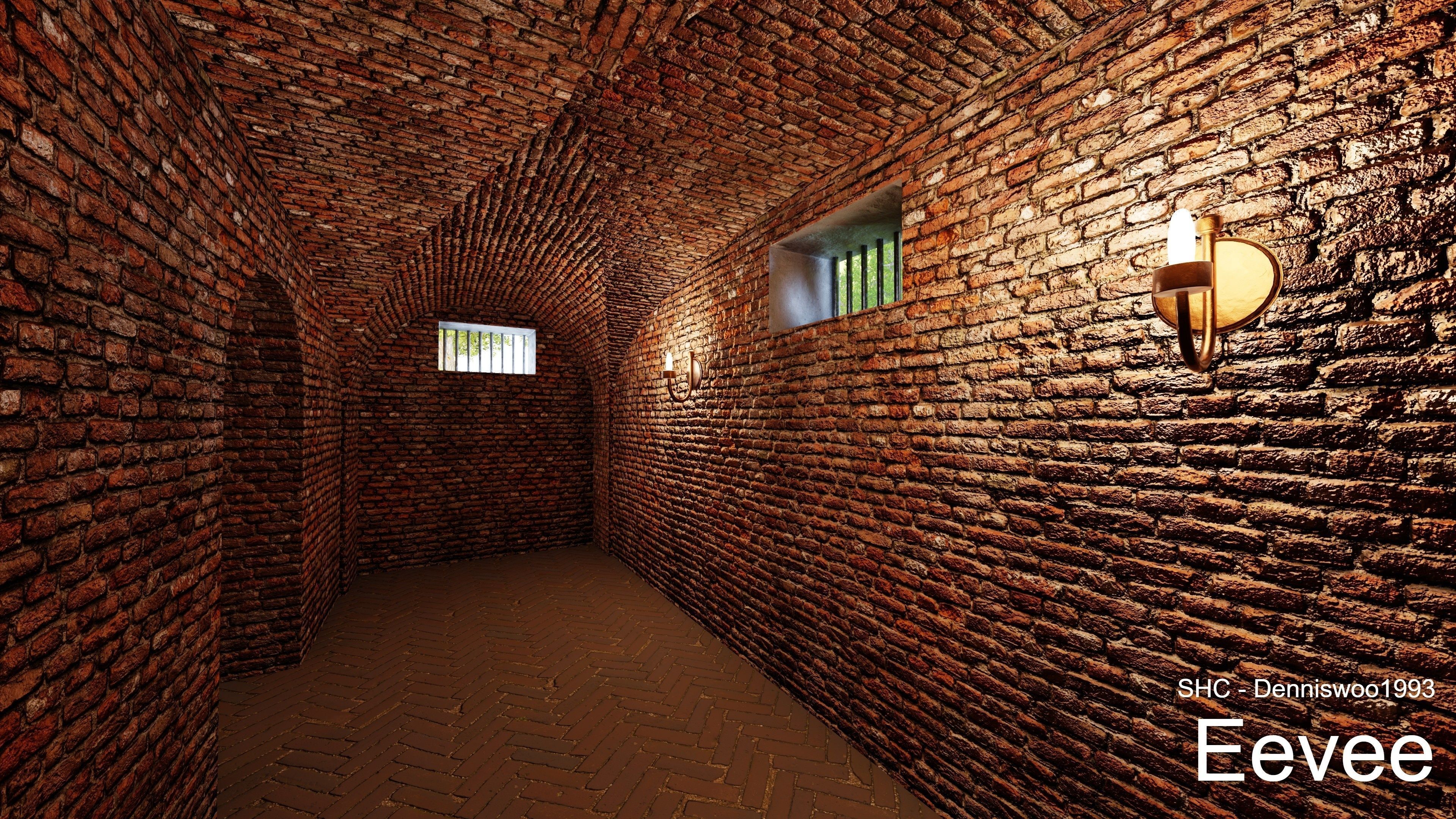 Classic Estate with interior for Blender Eevee and Cycles Low-poly 3D model_60