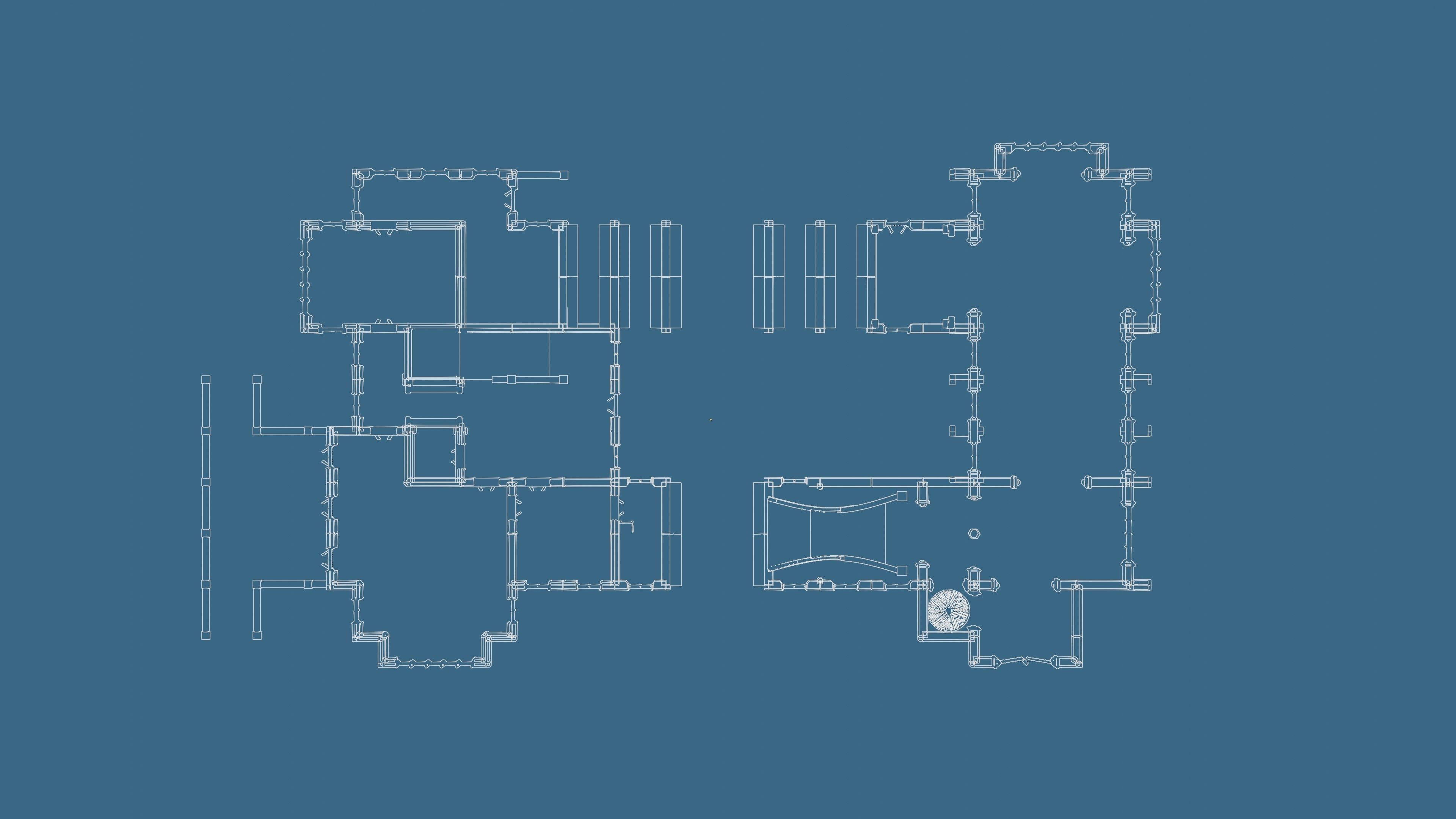 Classic Estate with interior for Blender Eevee and Cycles Low-poly 3D model_70