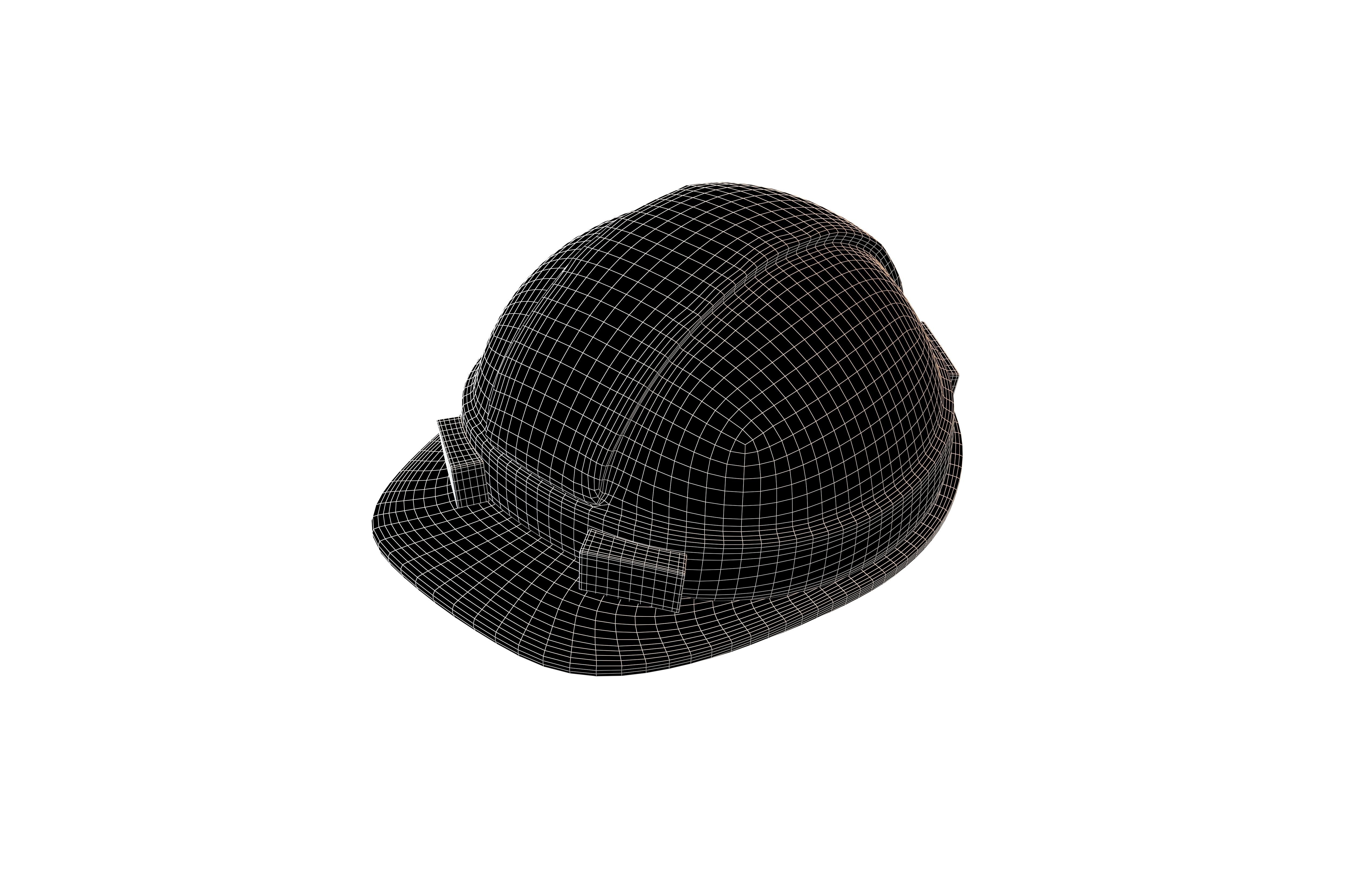 Safety Helmet v1 007 Low-poly 3D model_6