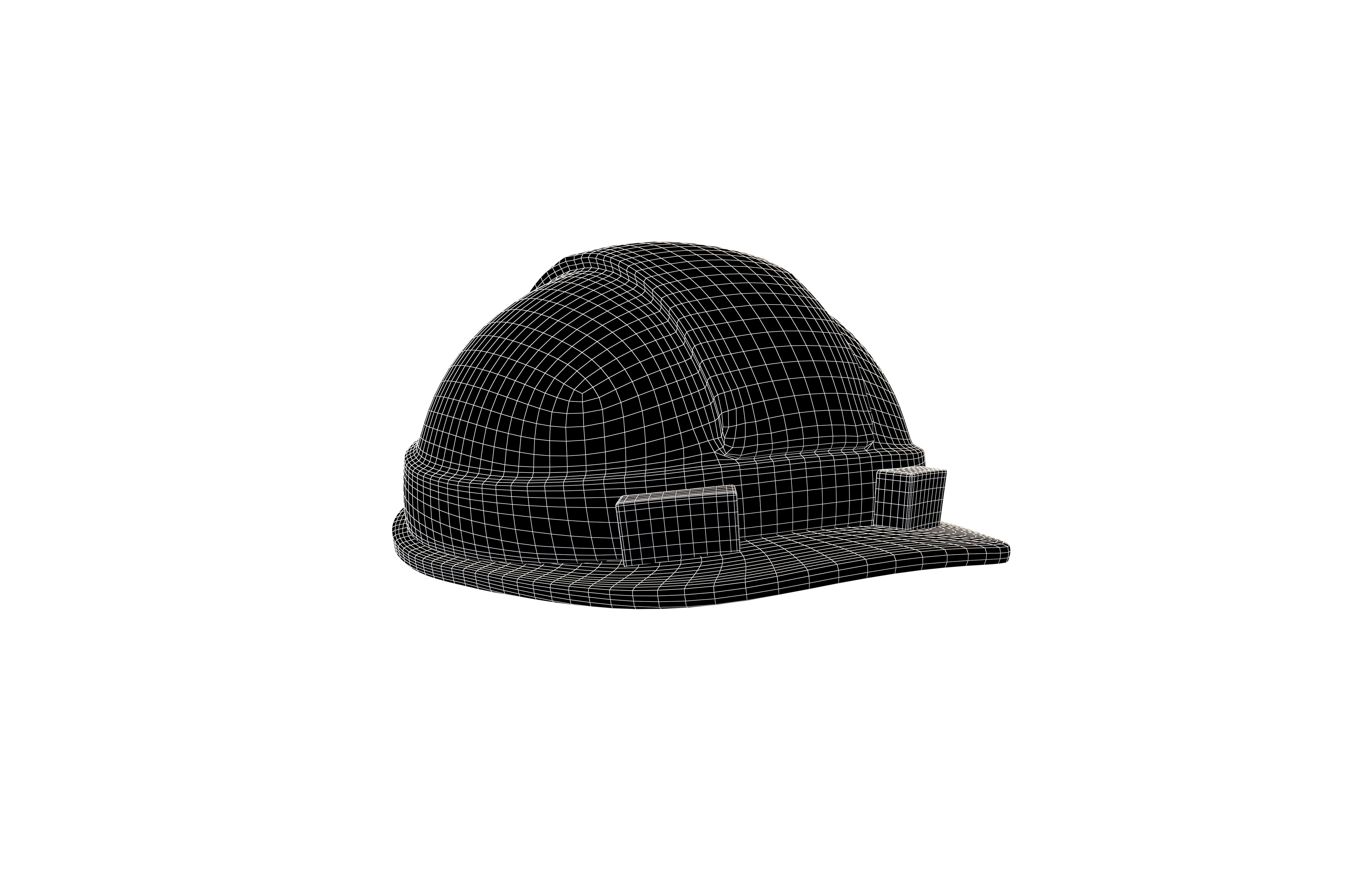 Safety Helmet v1 007 Low-poly 3D model_5