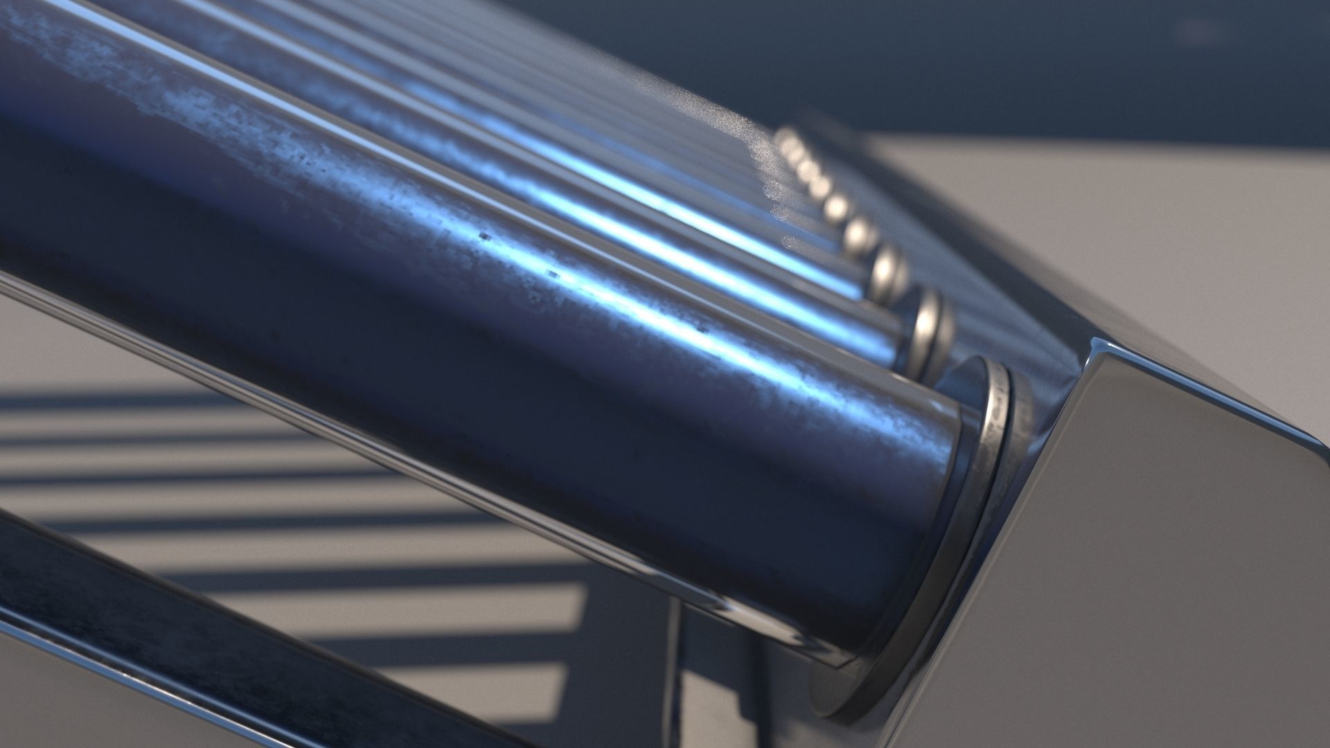 SOLAR WATER HEATER 3D model_7