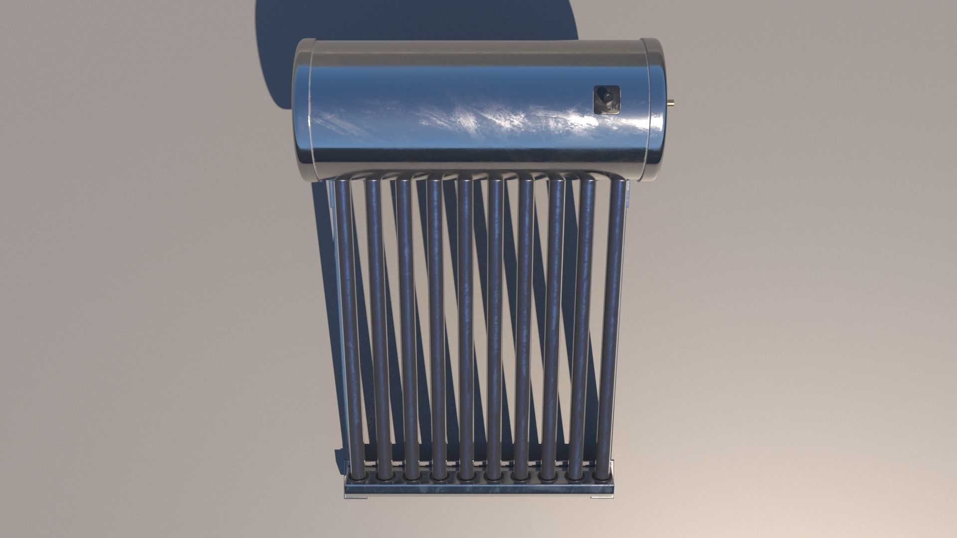SOLAR WATER HEATER 3D model_5