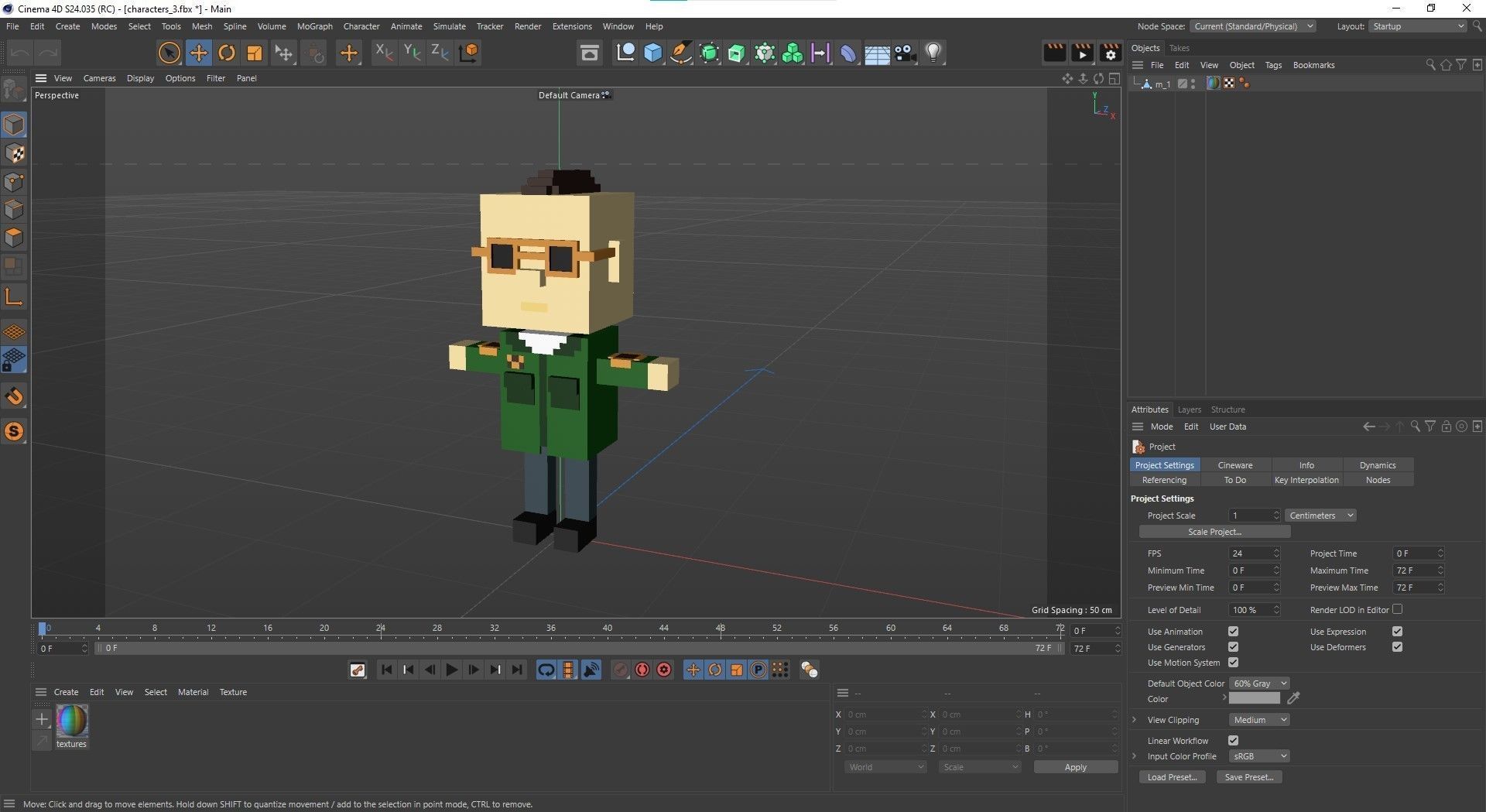 Low poly characters 3 in voxel style  Low-poly 3D model_35