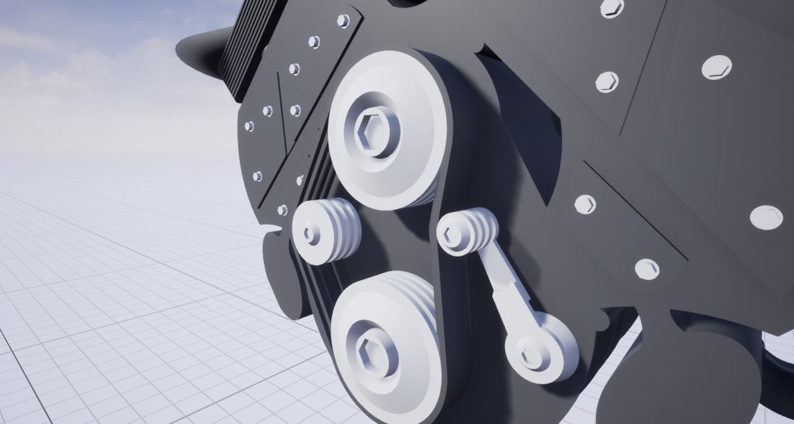 GM Engine 3D model_1