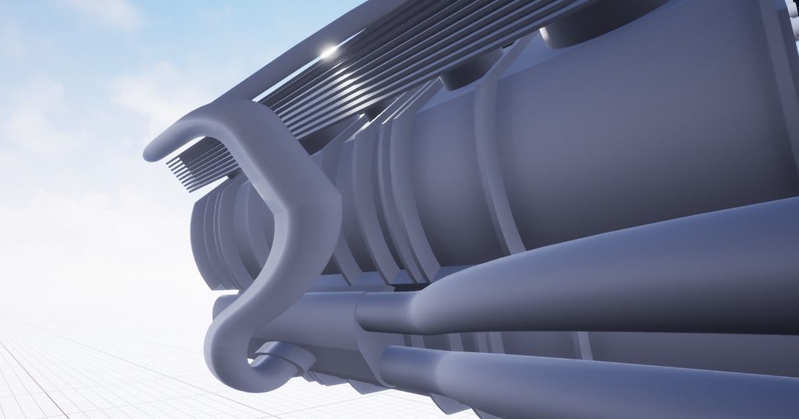 GM Engine 3D model_8