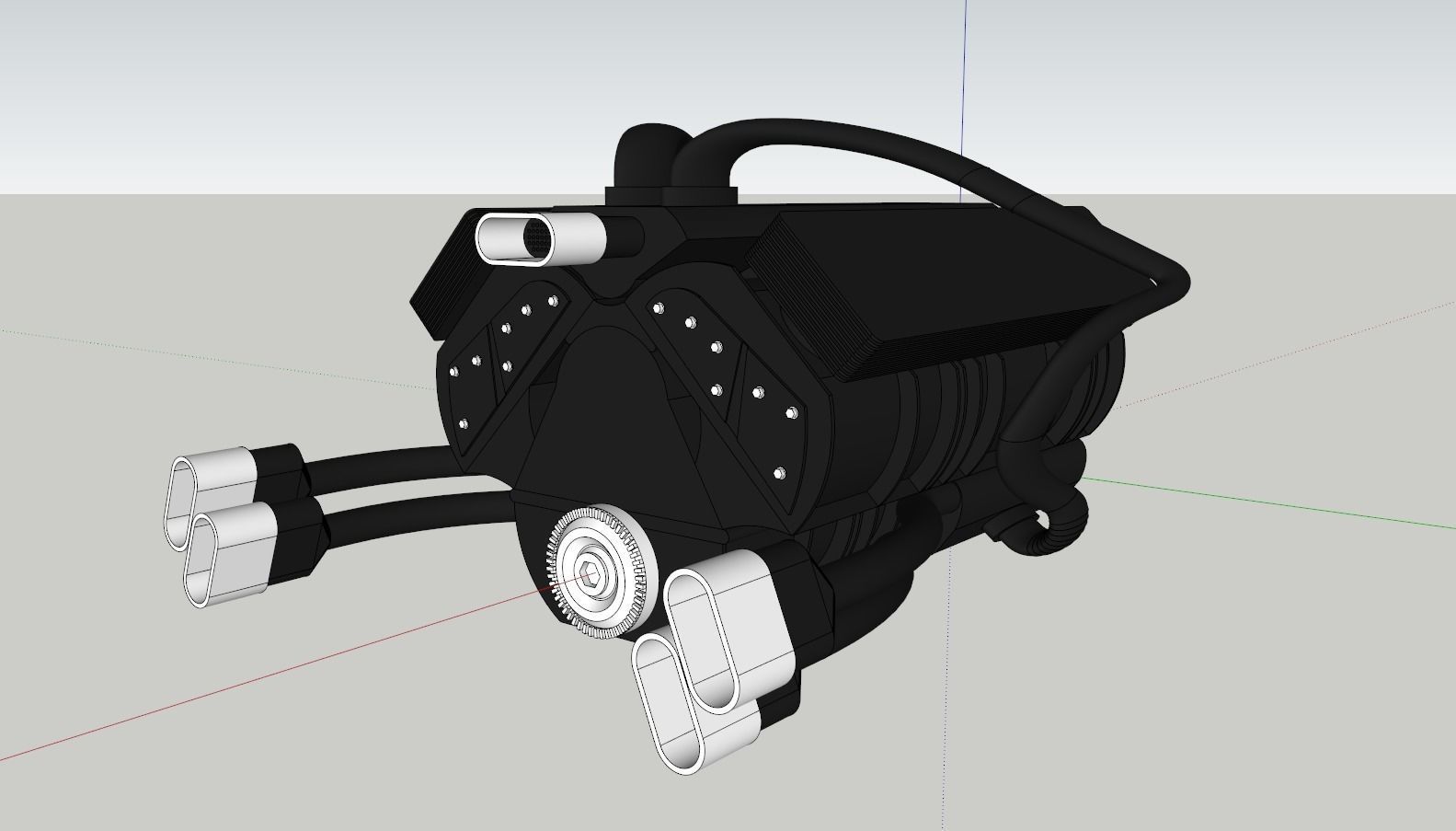 GM Engine 3D model_13