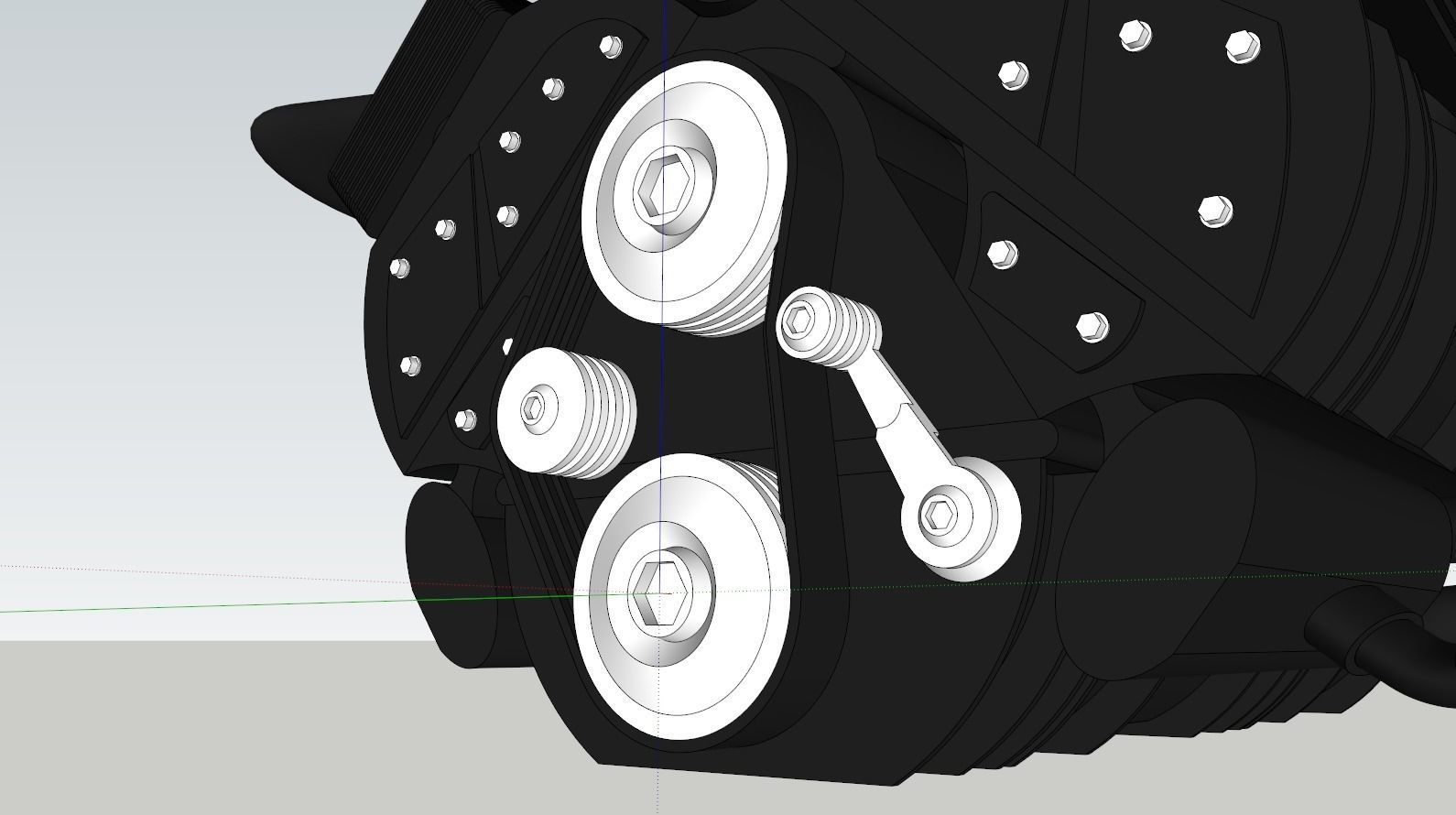 GM Engine 3D model_17