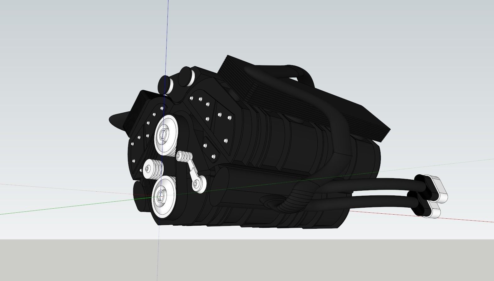GM Engine 3D model_16