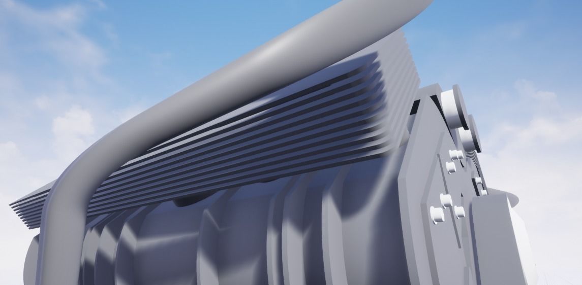 GM Engine 3D model_2