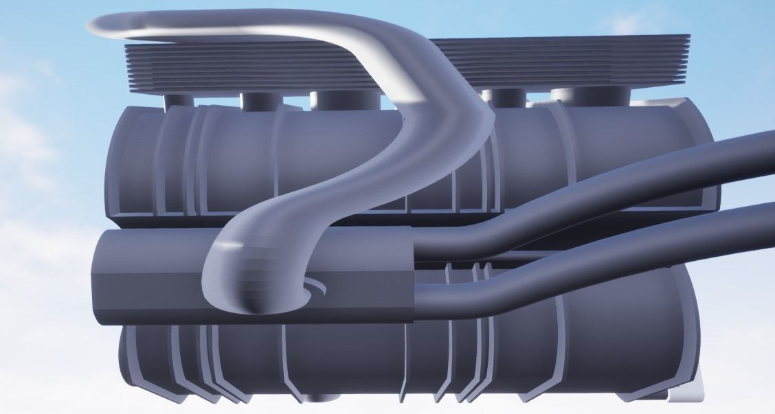 GM Engine 3D model_9